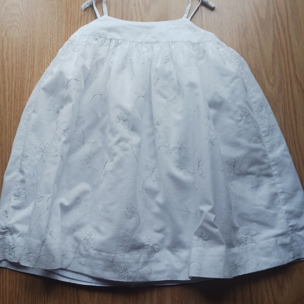 Baby Gap toddler girl white sundress size 2